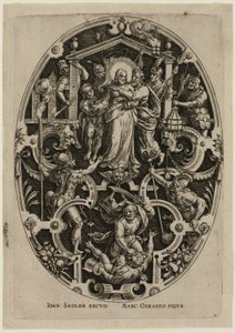 Il tradimento di Cristo, dalla Passione di Cristo da Jan Sadeler I