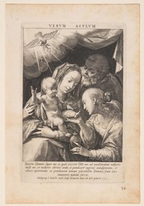 Sacra Famiglia da Jan Sadeler I