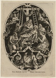 Lamento, dalla Passione di Cristo da Jan Sadeler I