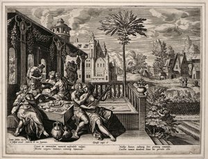 Genesi Capitolo 6, versetto 9, c.1600 da Jan Sadler