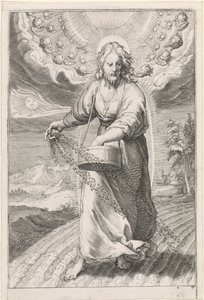 Cristo come seminatore da Jan Saenredam (attributed to)