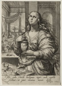 Eroine del Nuovo Testamento: Maria Maddalena da Jan Saenredam