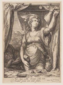Jael e Sisera da Jan Saenredam