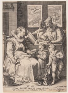 Mattina, da I quattro momenti della giornata da Jan Saenredam
