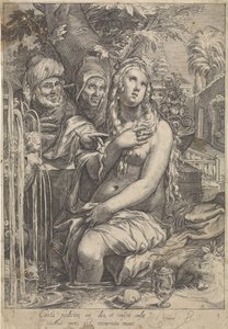 Susanna e i vecchioni da Jan Saenredam