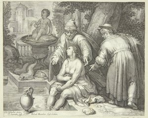 Susanna e i vecchioni da Jan Saenredam