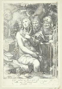 Susanna e i vecchioni da Jan Saenredam