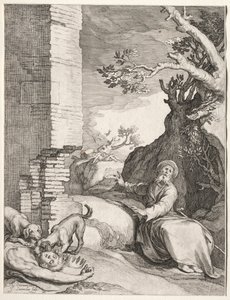 La predizione di Ahijah, 1604 da Jan Saenredam