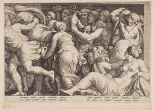 La punizione di Niobe (Plate 8) da Jan Saenredam