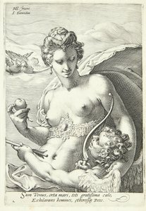 Venere e Amore da Jan Saenredam