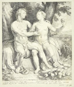 Vertumno e Pomona da Jan Saenredam