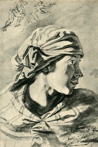 Testa di una giovane donna, metà-fine XVII secolo, 1943