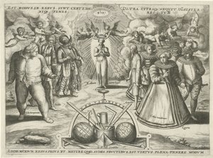Temperanza con peccati personificati da Jan Snellinck (I) (attributed to)