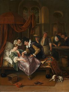 La_visita_del_medico da Jan Steen