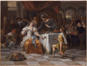 Il banchetto di Antonio e Cleopatra da Jan Steen