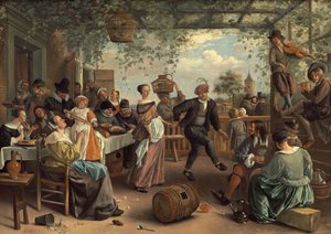 La coppia danzante da Jan Steen