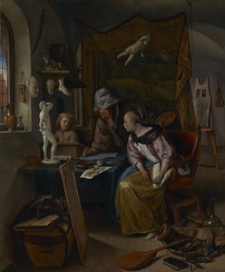 La lezione di disegno da Jan Steen