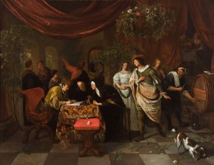 Il matrimonio di Tobias e Sarah da Jan Steen