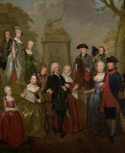 Ritratto di Theodorus Bisdom van Vliet e la sua famiglia