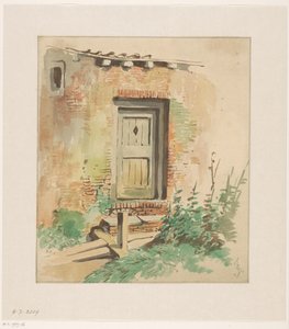 Porta esterna di una casa contadina da Jan Striening