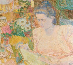 Ritratto di Marie Jeanette de Lange da Jan Toorop