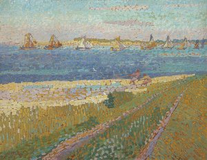 Barche da pesca a Veere (De vissersvloot van Veere). 1907 da Jan Toorop