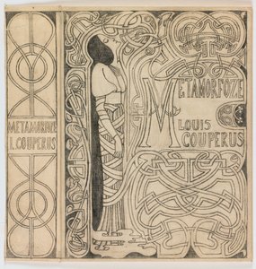Progetto di copertina per: Louis Couperus, Metamorfoze, 1897