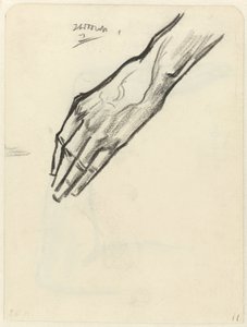 Studio di una mano da Jan Toorop