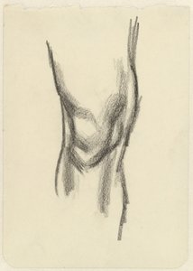 Studio di un ginocchio da Jan Toorop