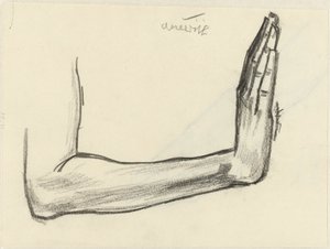 Studio di un avambraccio da Jan Toorop