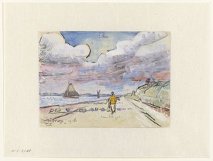 Strada lungo il canale da Jan Toorop