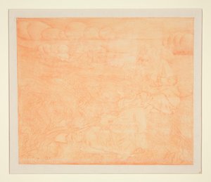 Donne che riparano reti da pesca da Jan Toorop