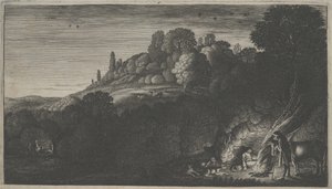 La fuga in Egitto da Jan Van de II Velde