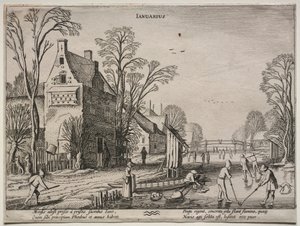 I dodici mesi: Gennaio da Jan Van de Velde