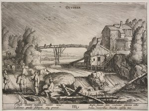 I dodici mesi: Ottobre da Jan Van de Velde