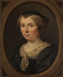 Ritratto di Margaretha Verkolje, moglie di Reinier Couturier da Jan Verkolje (I)