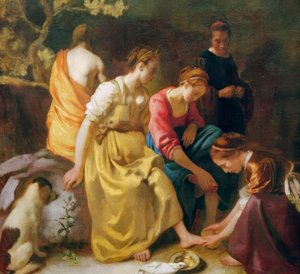 Diana con le sue compagne da Jan Vermeer van Delft