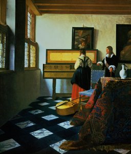 Signora al virginale, c1652-1675