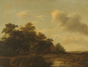 Paesaggio con una fattoria da Jan Vermeer van Haarlem (I)