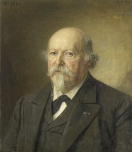 Johan Philip van der Kellen (1831-1906). Direttore del Rijksprentenkabinet (1876-96) da Jan Veth (signed by artist)