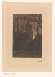Chiesa a Laren da Jan Veth (signed by artist)
