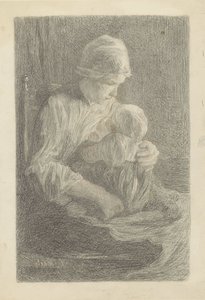 Madre con bambino da Jan Veth