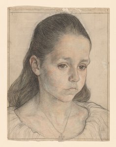 Ritratto di una ragazza Kolkman da Jan Veth