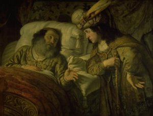 Il morente Davide ammonisce Salomone