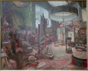 Atelier di Alfons Mucha a Parigi da Jan Vochoc