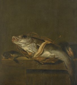 Natura morta con un merluzzo e un gallinella da Jan Vonck