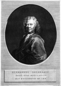 Herman Boerhaave, inciso da Jacobus Houbraken da Jan Wandelaar