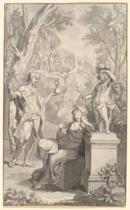 Due disegni per una pagina del titolo da Jan Wandelaar