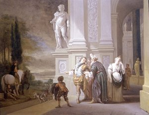La partenza del figliol prodigo da Jan Baptist Weenix