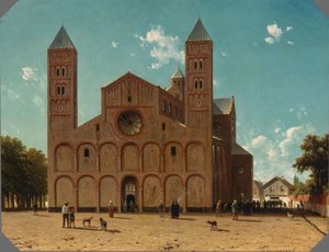 Olandese: De Mariakerk in Utrecht Chiesa di Santa Maria in Utrecht da Jan Weissenbruch